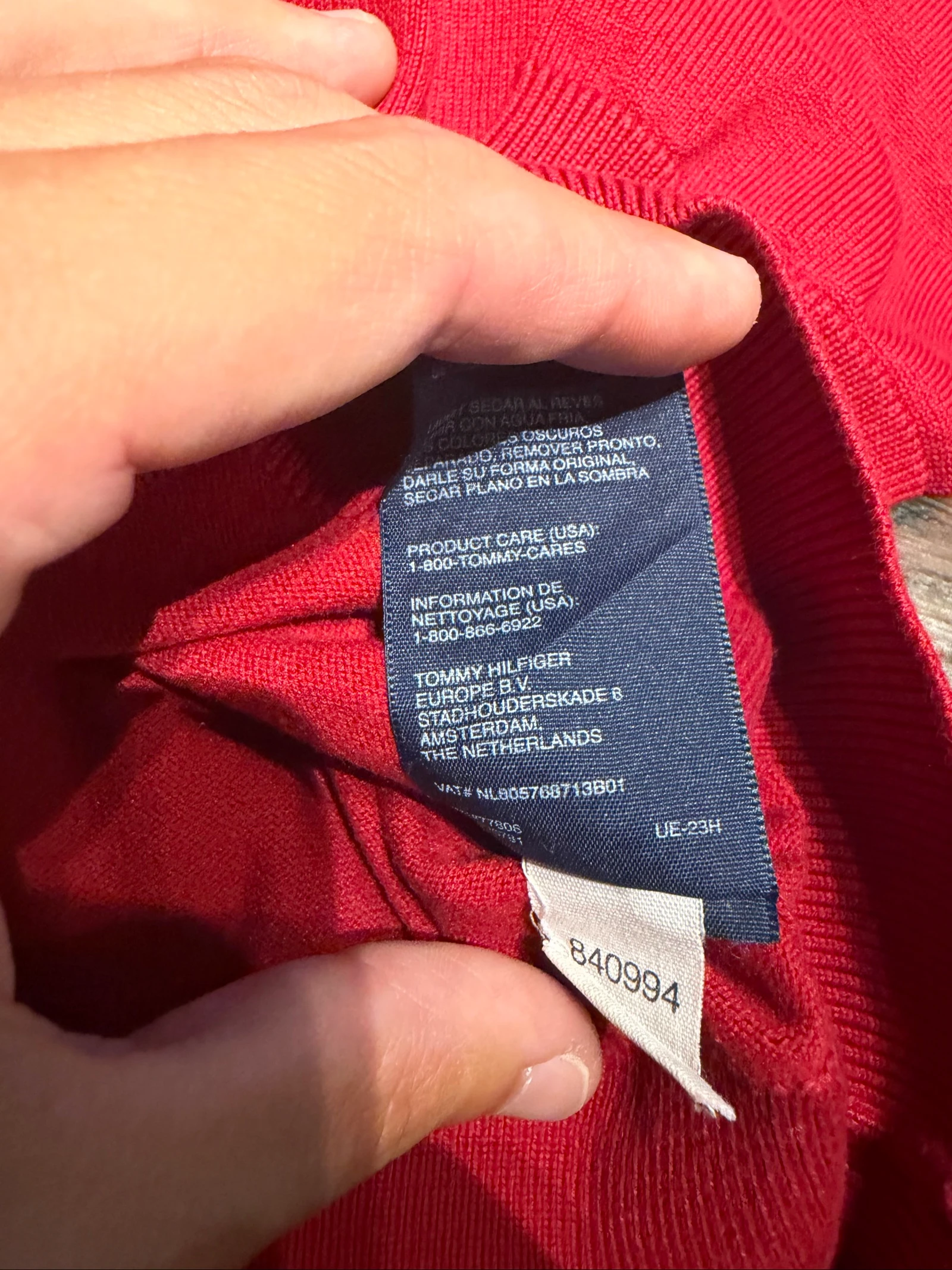 Tommy Hilfiger V-hals trui M – photo 6